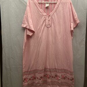 Secret Treasures Pink Floral Nightgown